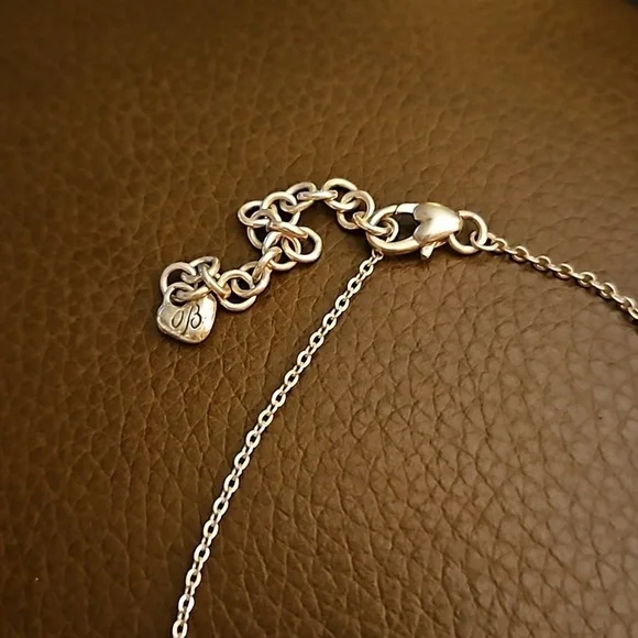 BRIGHTON Dainty Floral Crystal Station Chain Necklace - Picture 3 of 6
